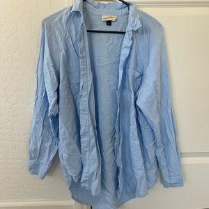 Universal Threads Breathable Blue Button Down